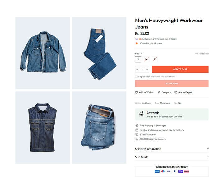 Product Image List Grid