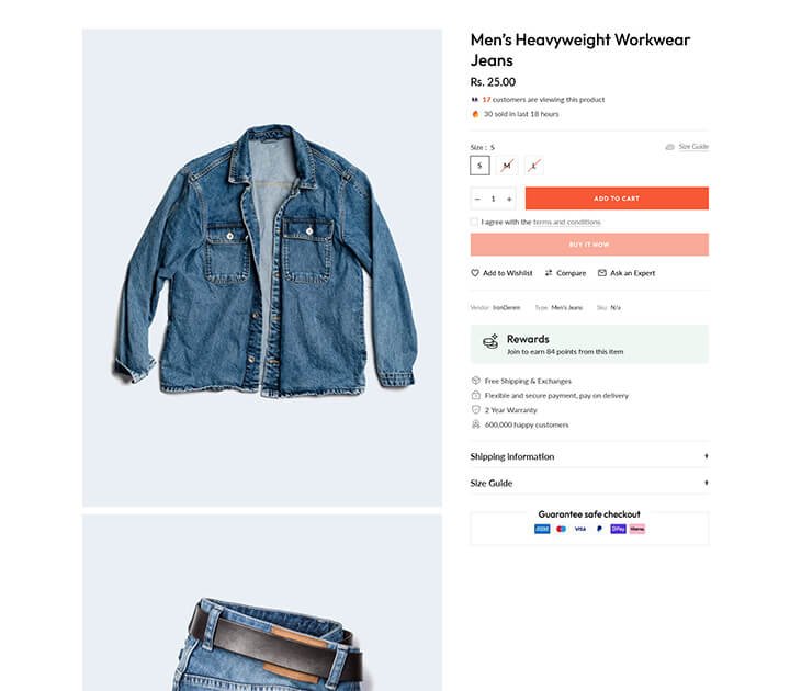 Product Image List Stacked