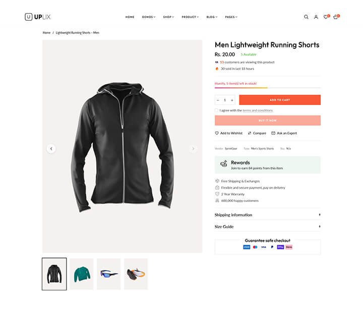 Product with Low Stock Alert
